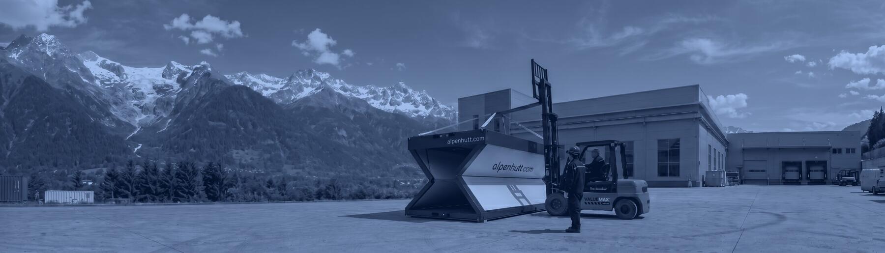 Alpenhutt foldable system — deployment sequence